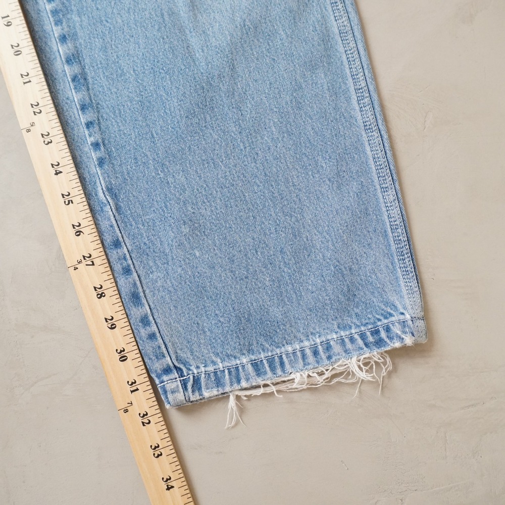 Vintage Route 66 Carpenter Jeans 34x32 Mens 90s Light Wash Denim Workwear - Picture 7 of 7